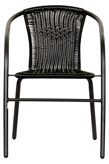 Kaféstol Alaska stabelbar svart – Sunlife